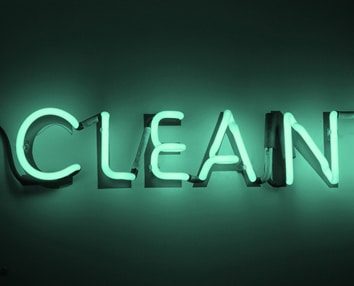 'Clean' en neon 