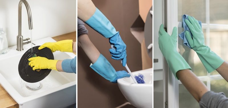 Gants latex Eléphant Maison