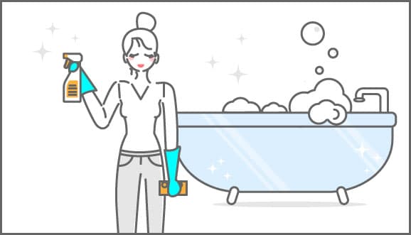 Nettoyage de baignoire