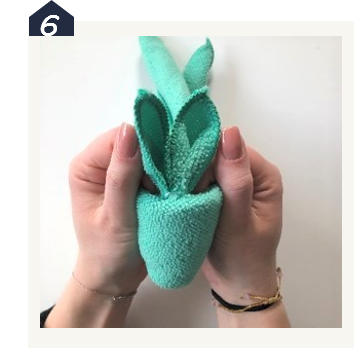 Lavette microfibre Eléphant Maison