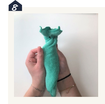 Lavette microfibre Eléphant Maison