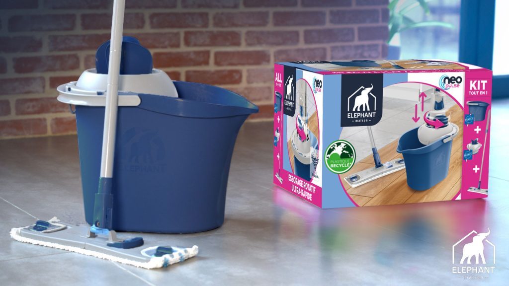 Kit de nettoyage Neo Pulse Eléphant Maison