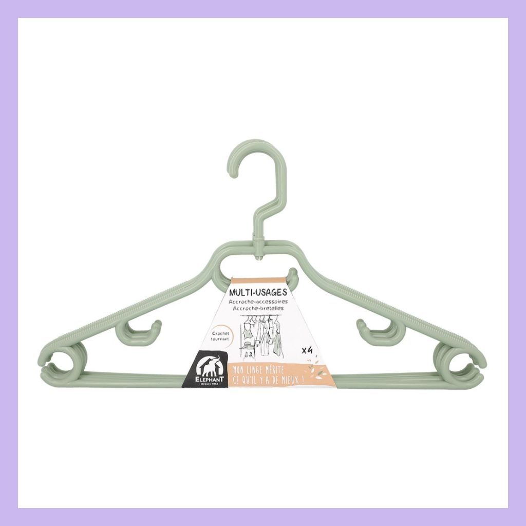 Cintres plastique multi-usages Eléphant Maison