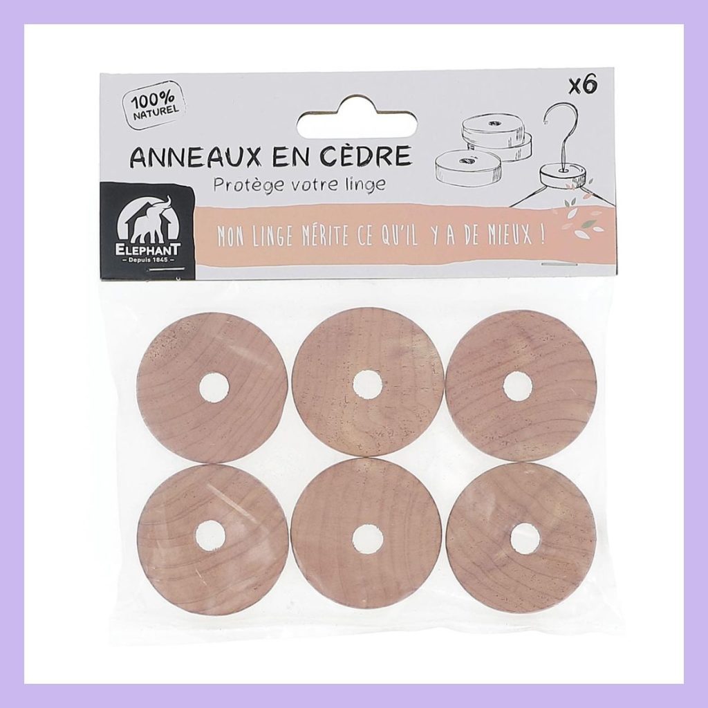 Anneaux en cèdre Eléphant Maison