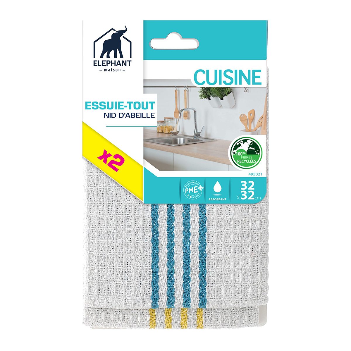 Lavette essuie-tout Eléphant Maison