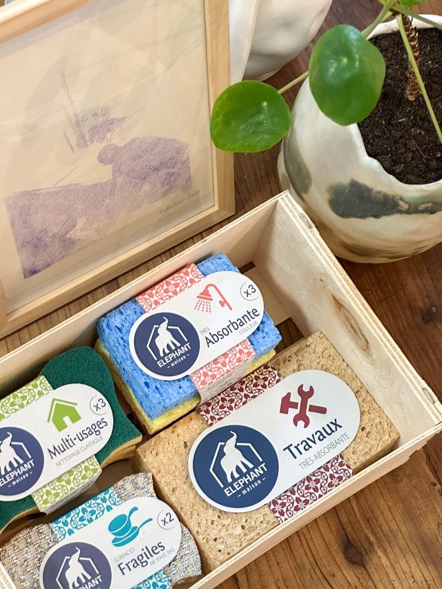 Gamme d'éponges Eléphant Maison