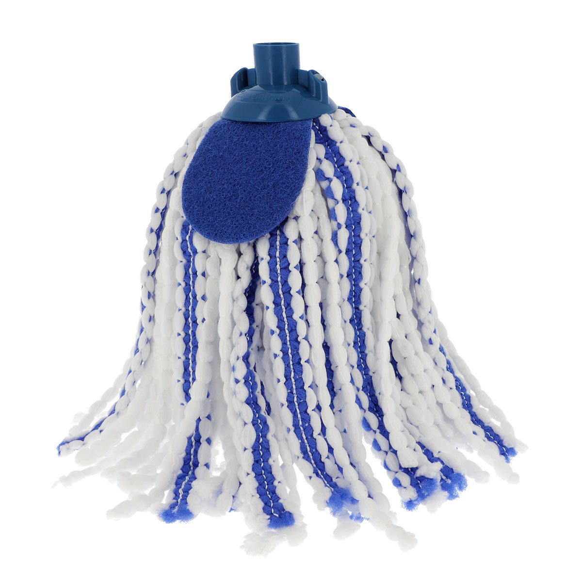 Tête à franges microfibre 2-en-1 Éléphant pour balai espagnol, dégraisse tous types de sols sans détergent