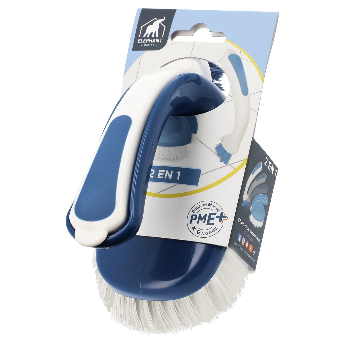 Brosse 2 en 1 - Eléphant Maison