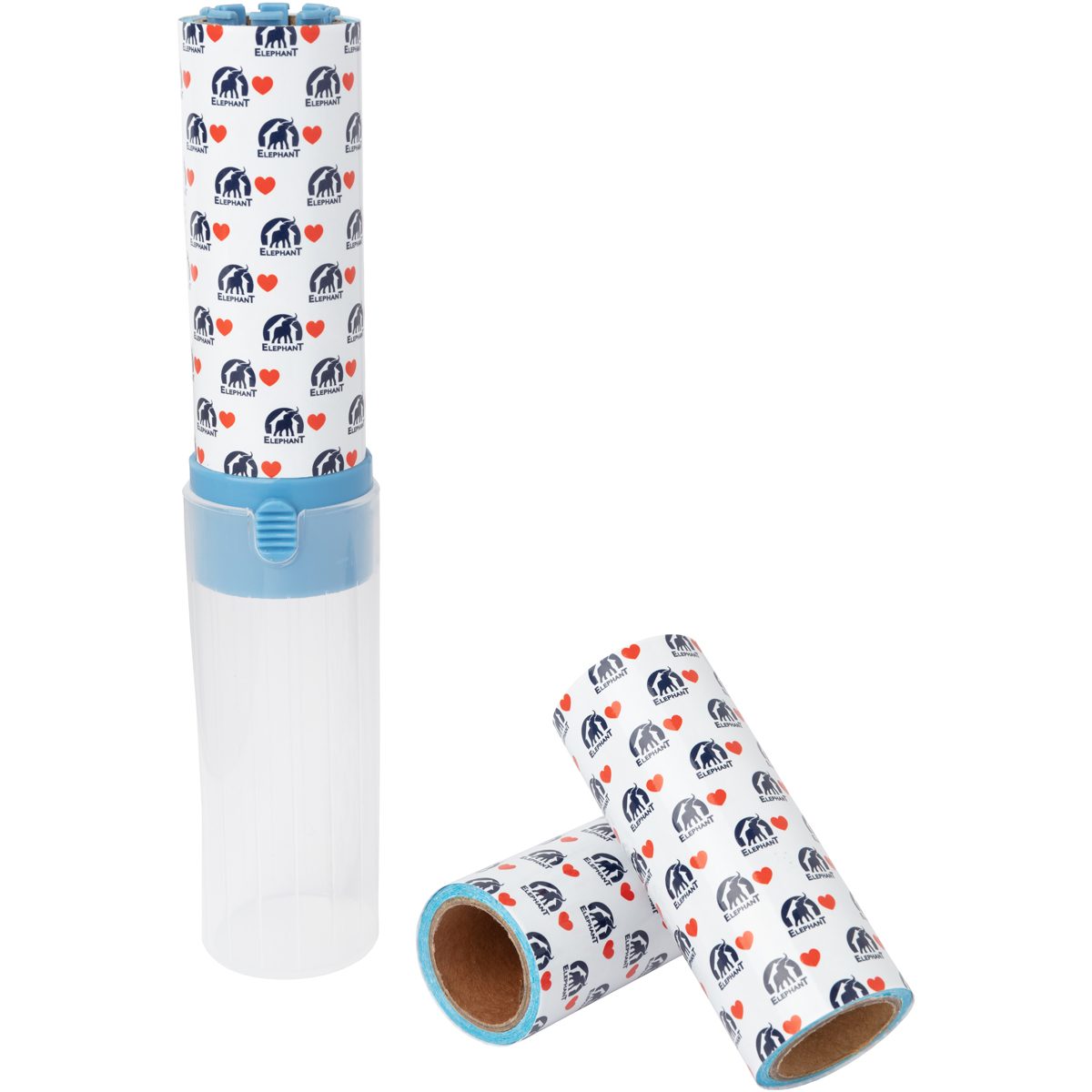 Mini-brosse adhésive Eléphant Maison et ses 2 recharges