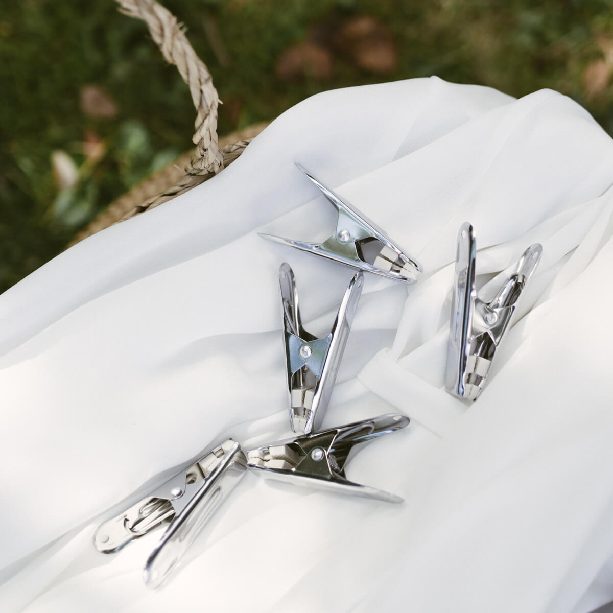Pinces à linge inox x16