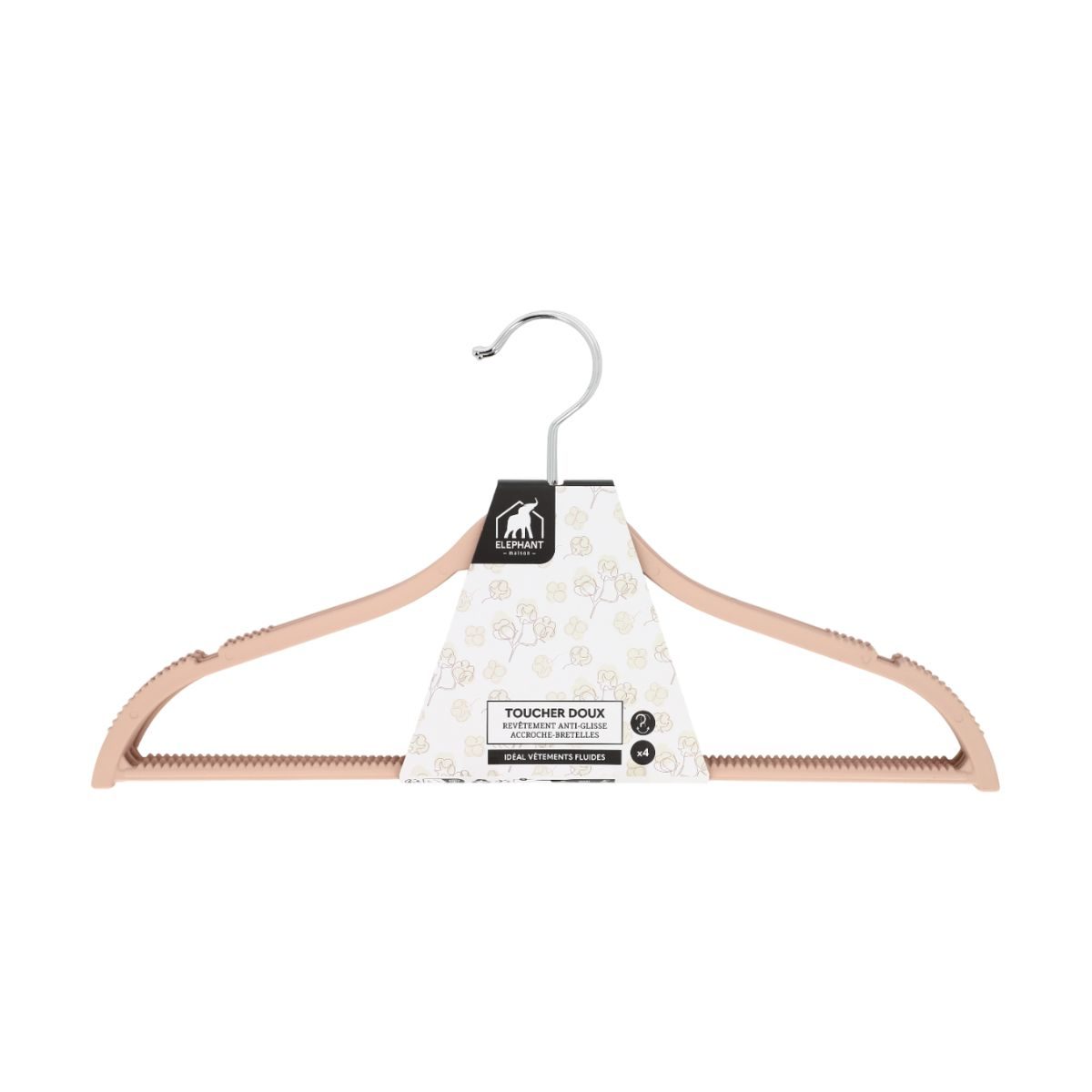 Cintre plastique soft touch x4