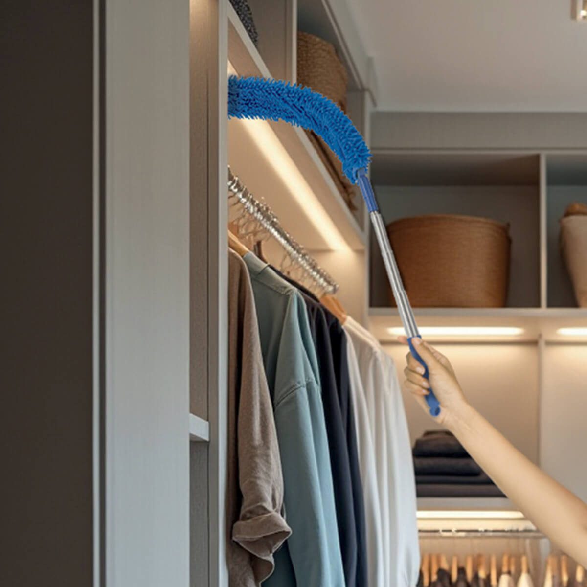 Plumeau Ultra Plat Télescopique