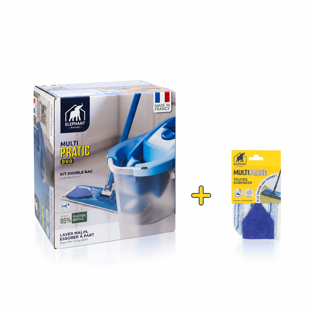 Reflets subtils sous deux produits